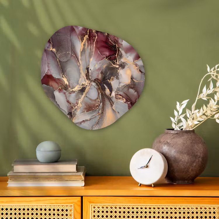 Forme organique - Forex - Or - Marbre - Violet — 2