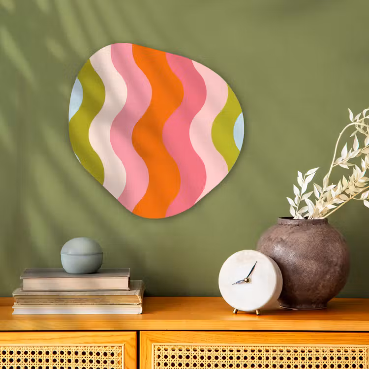 Forme organique - Forex - Orbites - Vagues - Colorées - Verticales — 2