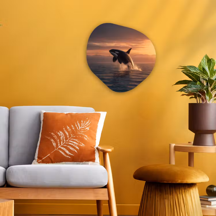 Forme organique - Forex - Orque - Mer - Coucher de soleil — 3