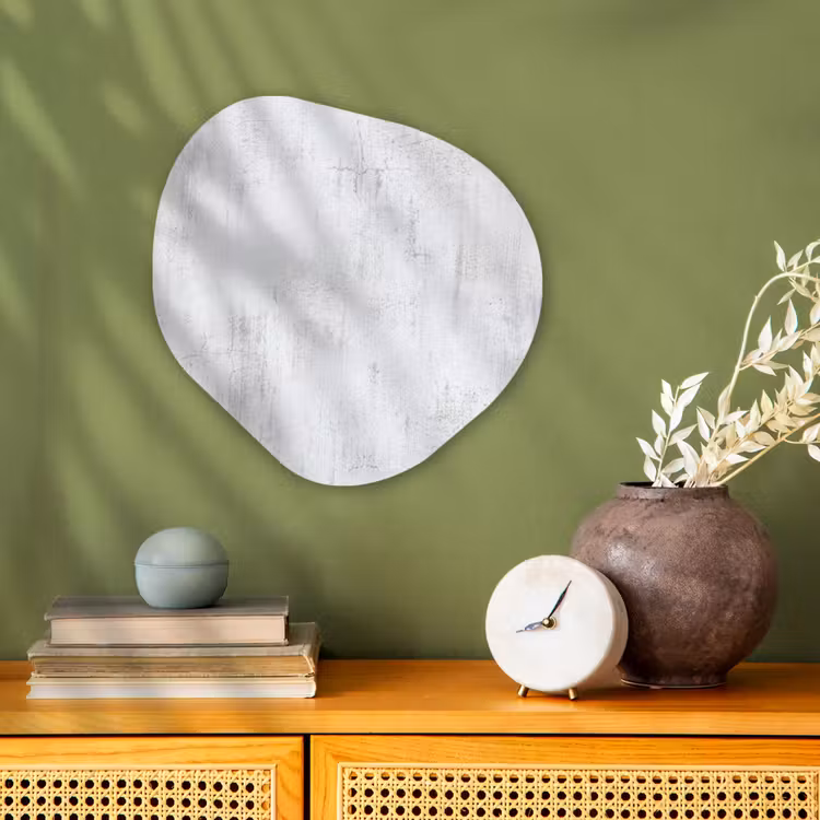 Forme organique - Forex - Muur - Geverfd - Wit — 2