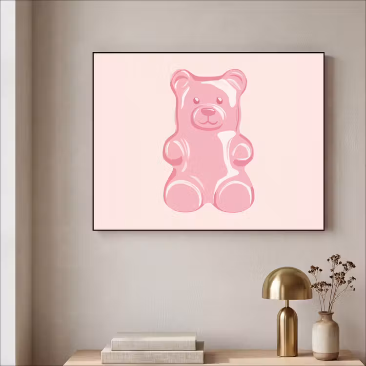 Art Frame - Ours - Rose - Bonbons — 3