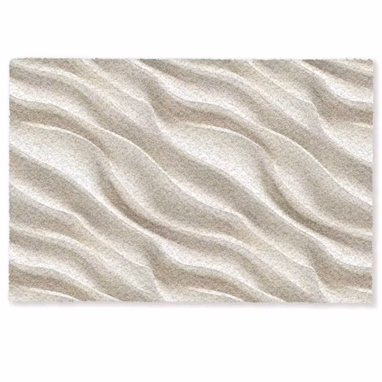 Paillasson – Diagonal - Vagues - Crème — 1