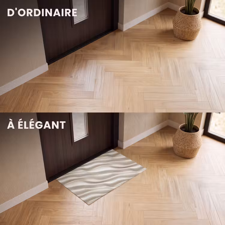 Paillasson – Diagonal - Vagues - Crème — 6