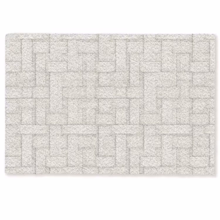Paillasson – Vannerie - Rayures - Beige — 1