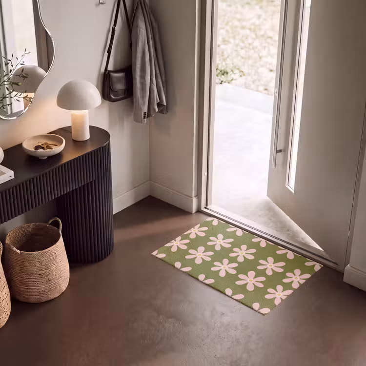Paillasson – Fleur - Moderne - Vert — 9
