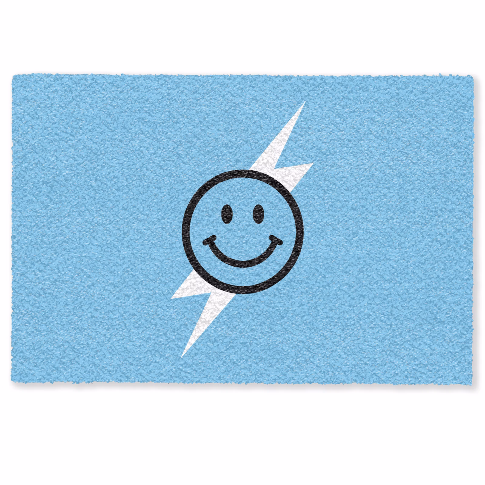 Paillasson – Smiley - Bleu - Eclair — 1
