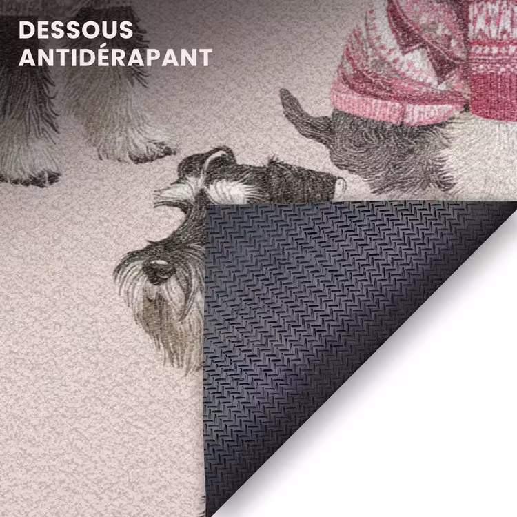 Paillasson – Chiens - Pulls - Rouge — 7