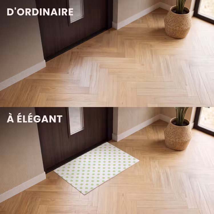 Paillasson – Points - Classique - Vert — 6