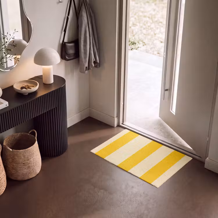 Paillasson – Rayures - Classique - Jaune — 9