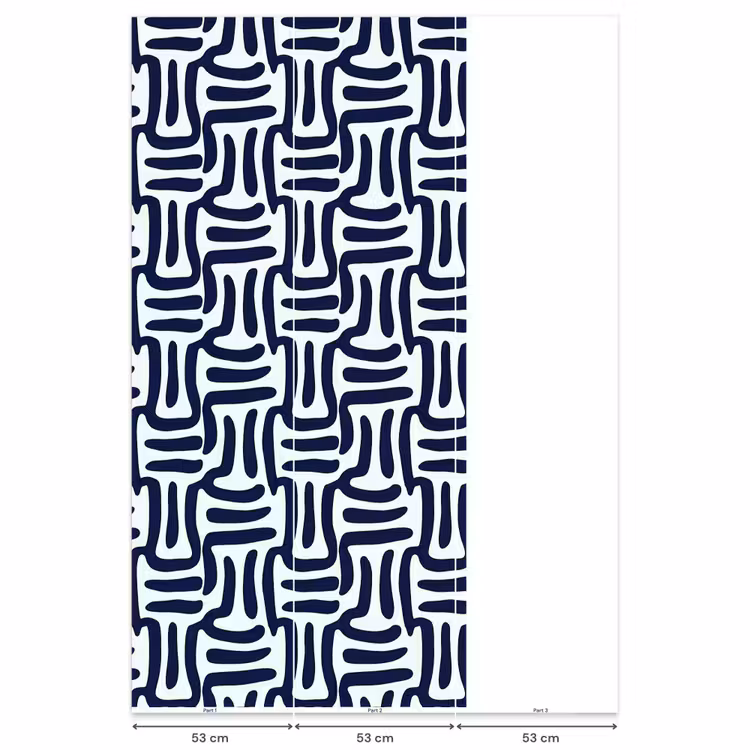 Papier peint - Abstrait - Moderne - Bleu — 6