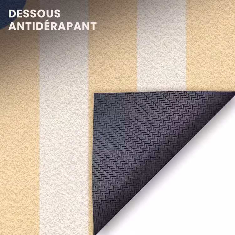 Paillasson – Bleu - Jaune - Rayures - Adiós — 7