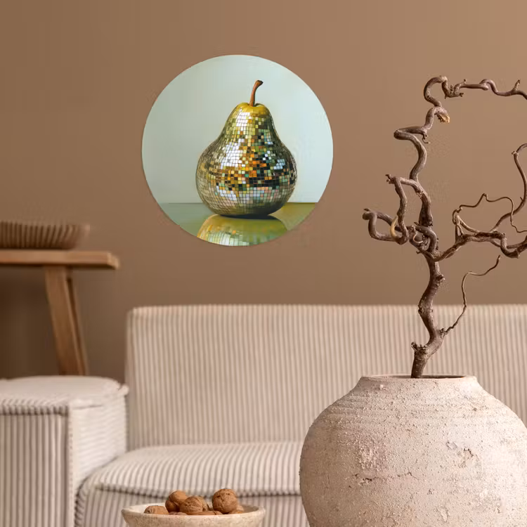 Papier peint rond - Fruit - Disco - Art - Glitter — 2
