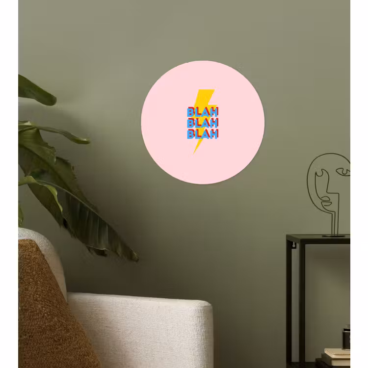 Papier peint rond - Blah - Eclair - Rose — 3