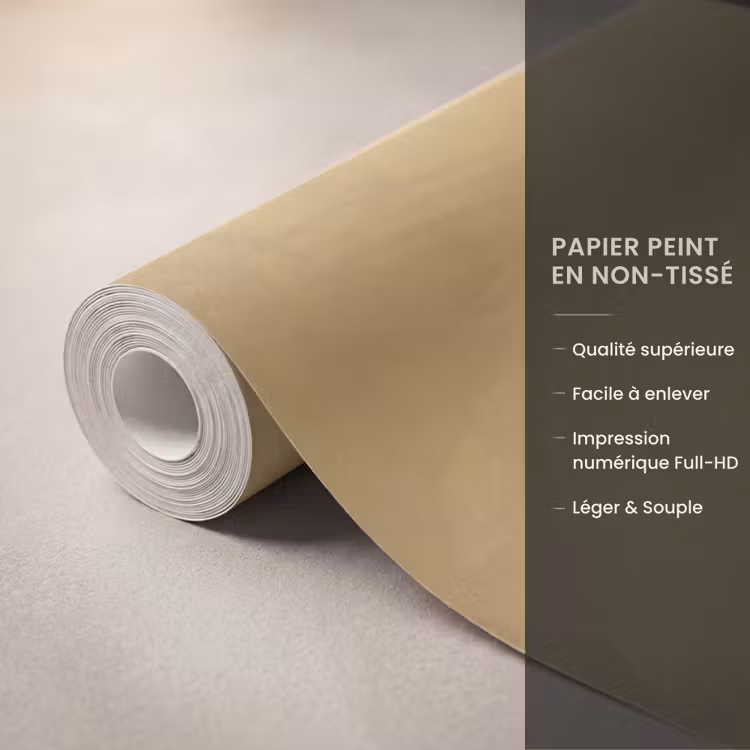 Papier peint - Cheval - Classique - Ocre — 3