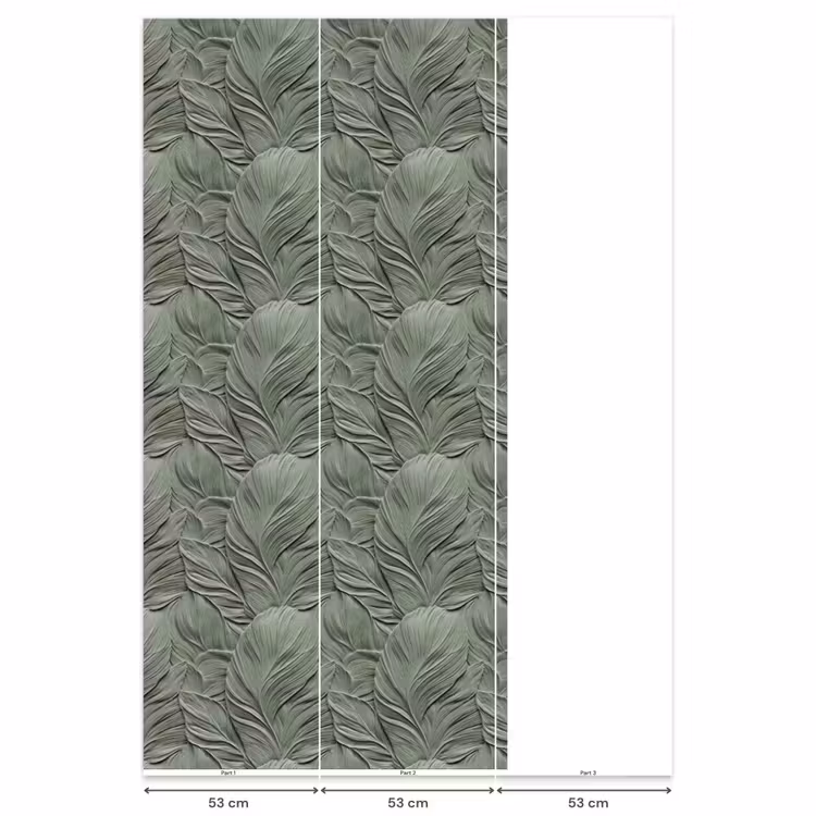 Papier peint - Feuilles - Texture - Vert — 6