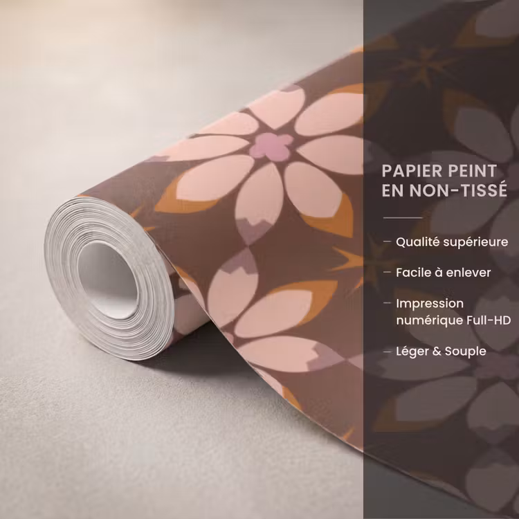 Papier peint - Classique - Rétro - Marron — 3