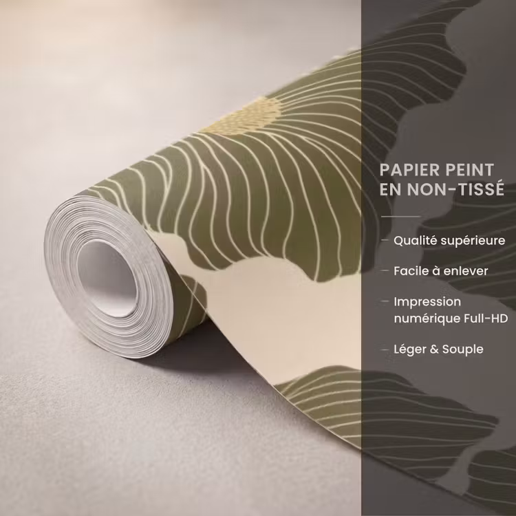 Papier peint - Moderne - Abstrait - Vert — 3