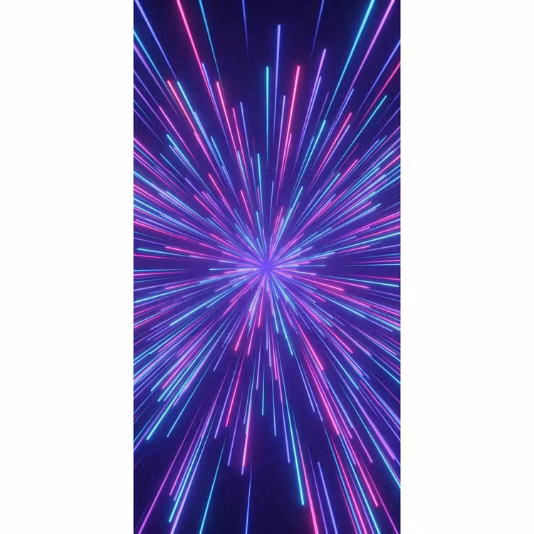 Papier peint - Dynamique - Espace - Coloré — 2