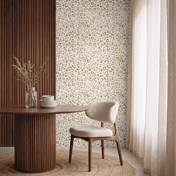Papier peint - Léopard - Classique - Beige — 4