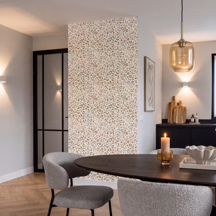 Papier peint - Léopard - Classique - Beige — 5