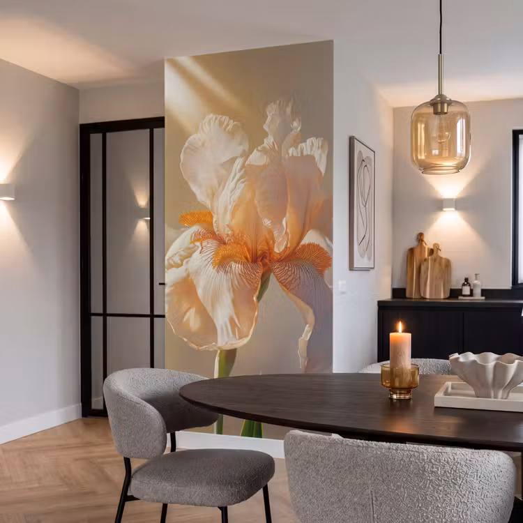 Papier peint - Gros plan - Orange - Iris — 5