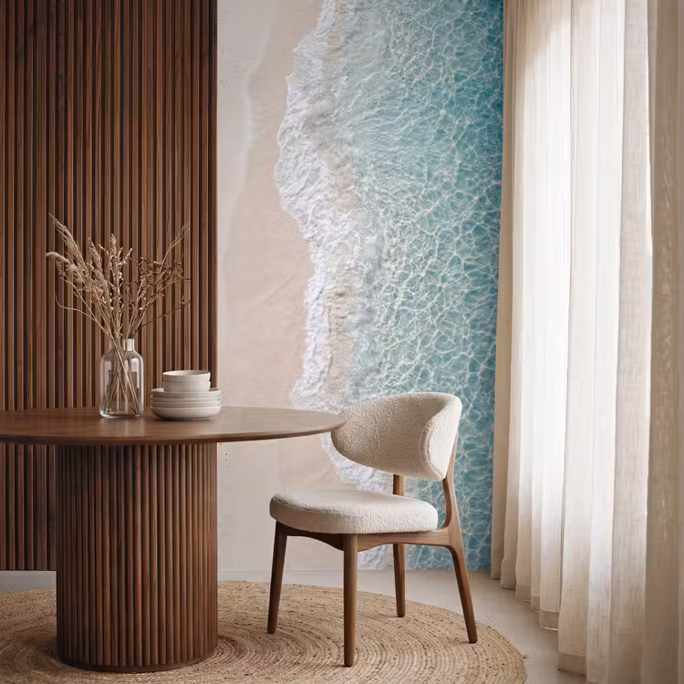 Papier peint - Côtière - Sable - Bleue — 4