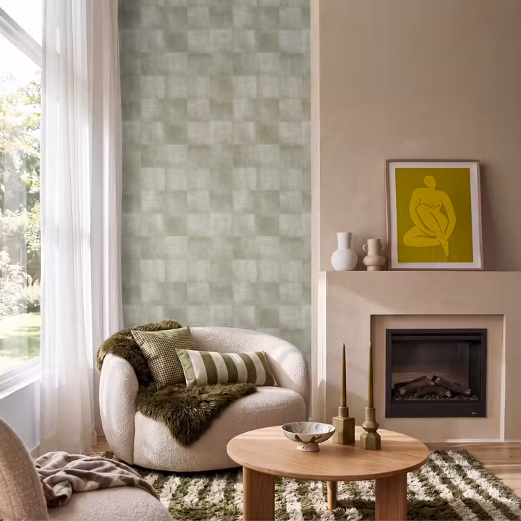 Papier peint - Plats - Rustique - Vert — 1