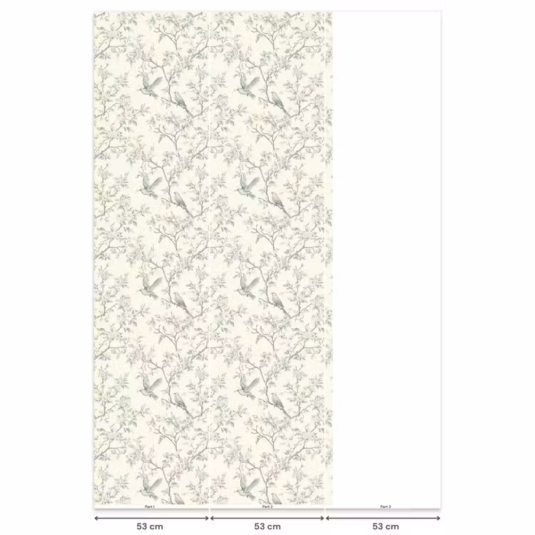 Papier peint - Classique - Oiseaux - Vert — 6