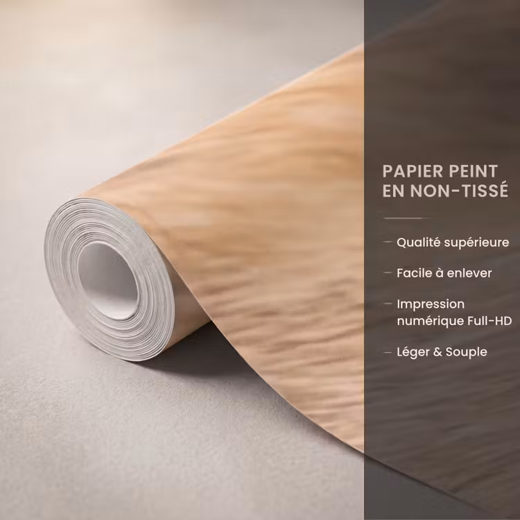 Papier peint - Cheval - Œil - Marron — 3
