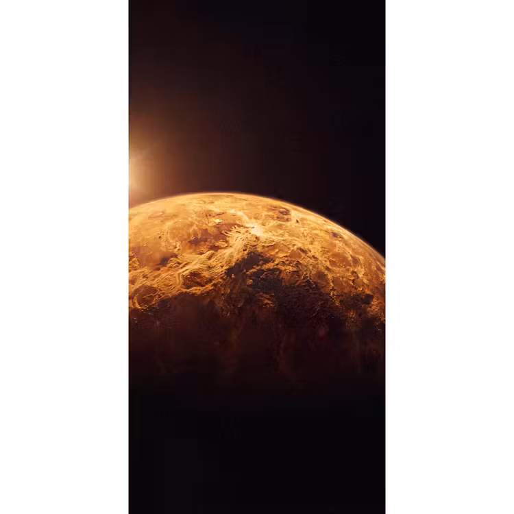 Papier peint - Planète - Espace - Orange — 2