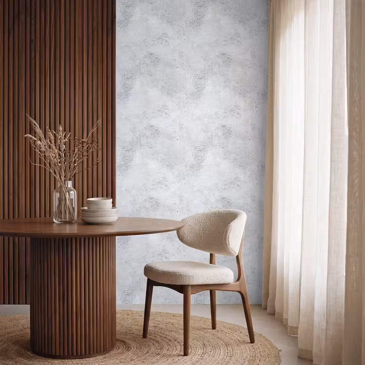 Papier peint - Gris clair - Brut - Subtil — 4