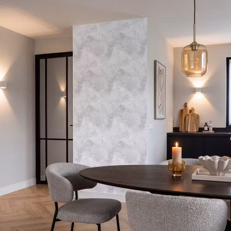 Papier peint - Gris clair - Brut - Subtil — 5