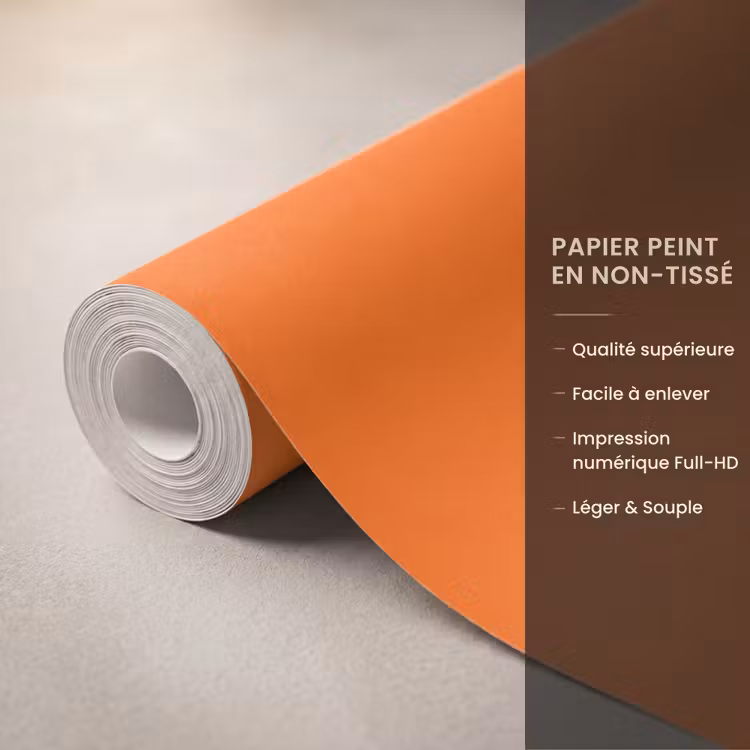 Papier peint - Cool - Orange - Vert — 3
