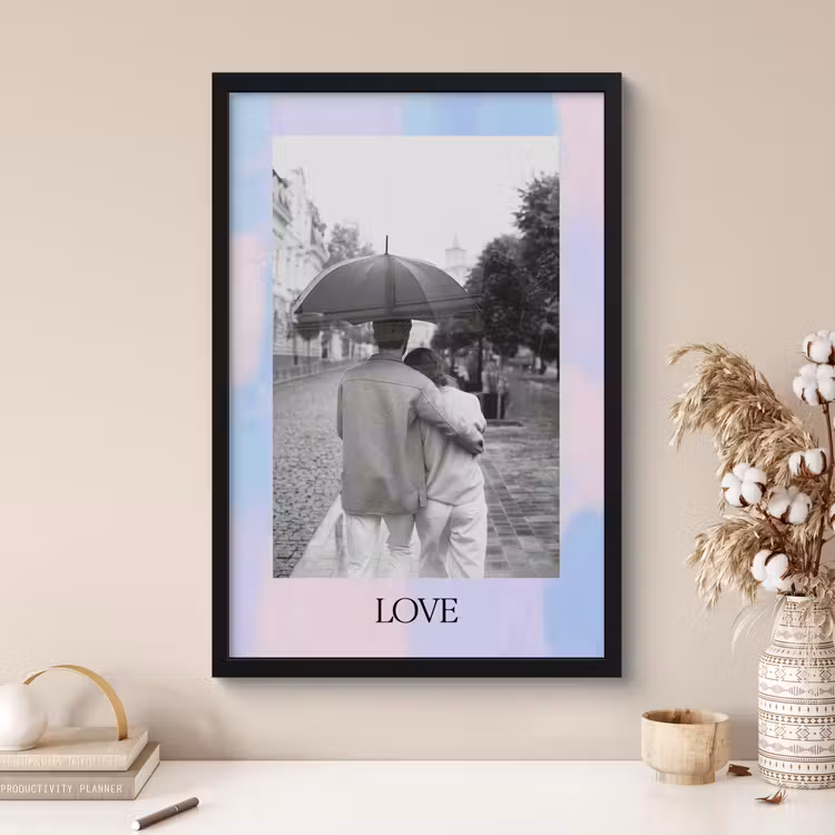 Affiche encadrée - Pastel — 2