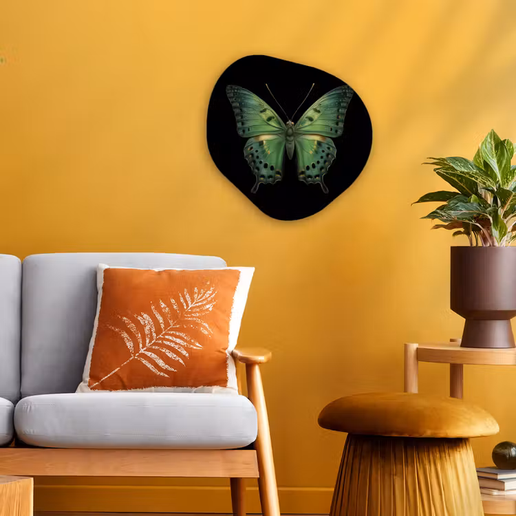 Forme organique - Forex - Papillon - Vert - Profondeur — 3