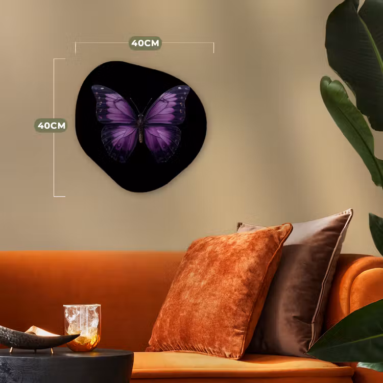 Forme organique - Forex - Papillon - Violet - Vivid — 4