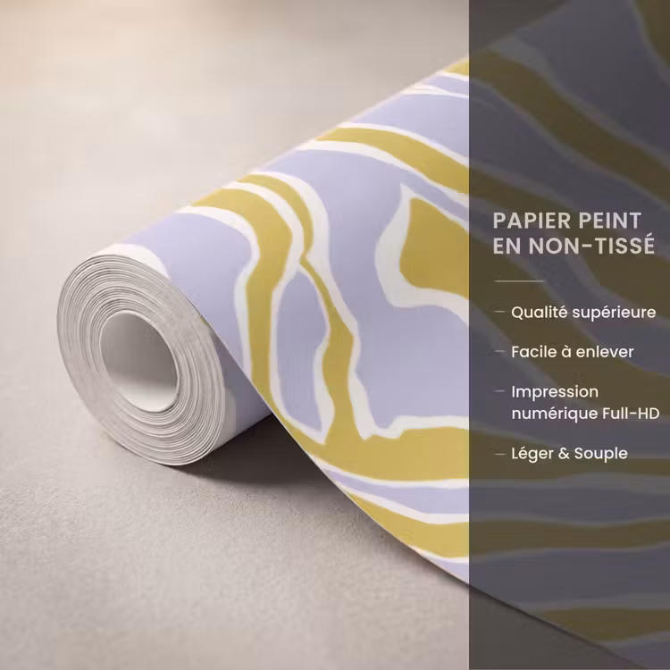 Papier peint - Zebra - Moderne - Multicolore — 3