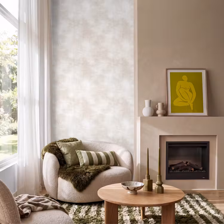 Papier peint - Subtil - Texture - Beige — 1
