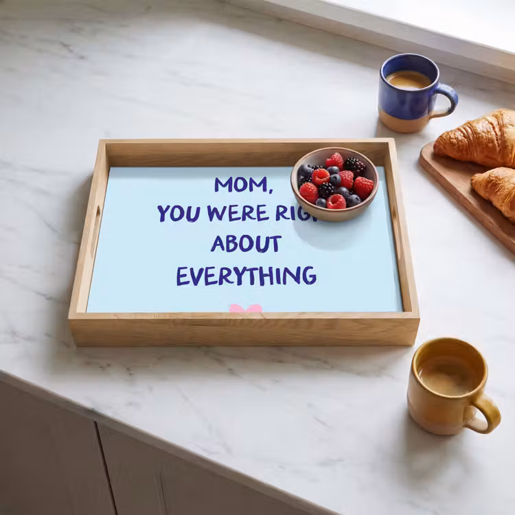 Plateau - Mère - Citation - Bleu — 4