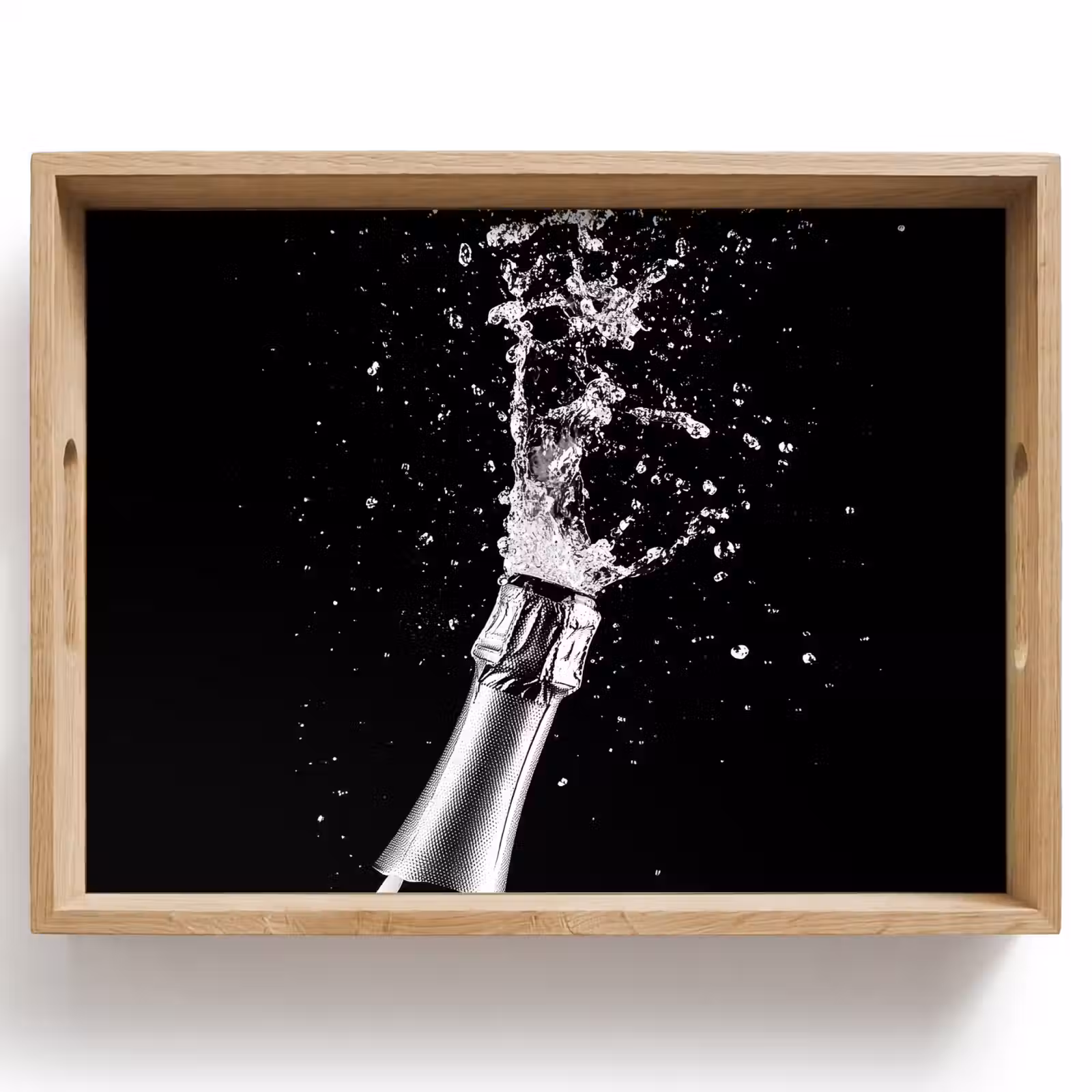 Plateau - Champagne - Noir - Éclaboussures - Éclatement — 1