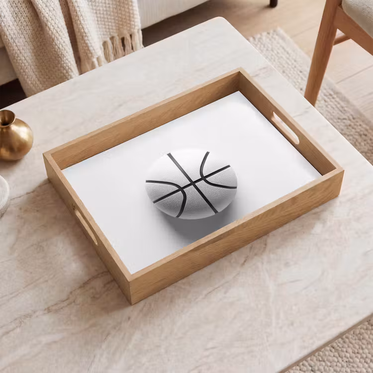 Plateau - Basket-ball - Blanc - Ombre - Lignes — 2