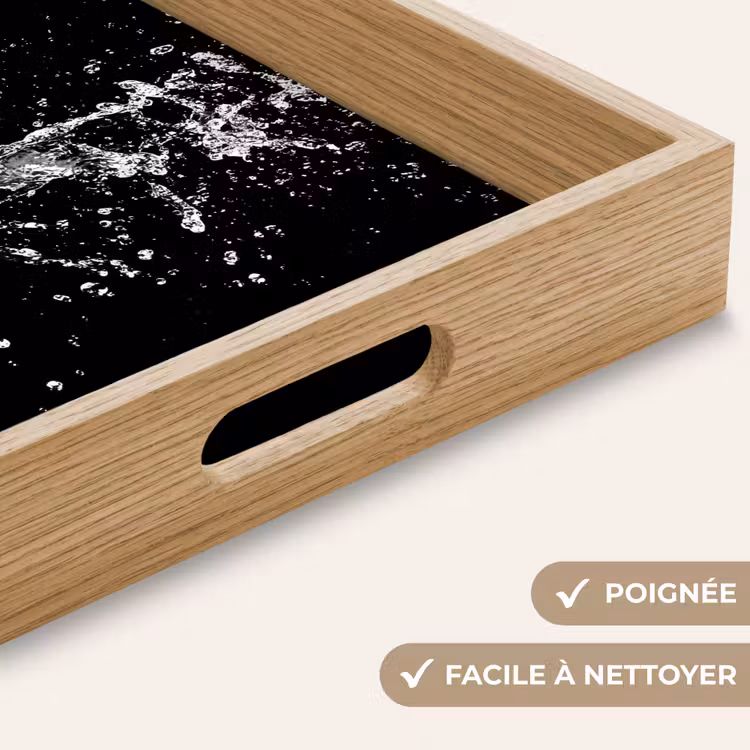 Plateau - Champagne - Noir - Éclaboussures - Éclatement — 5