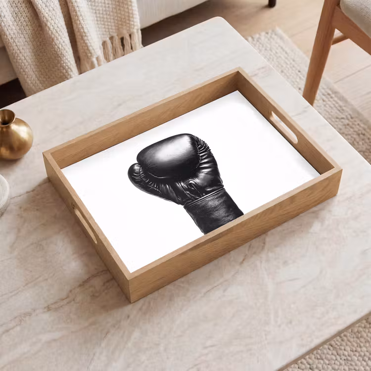 Plateau - Gant de boxe - Noir - Main — 2