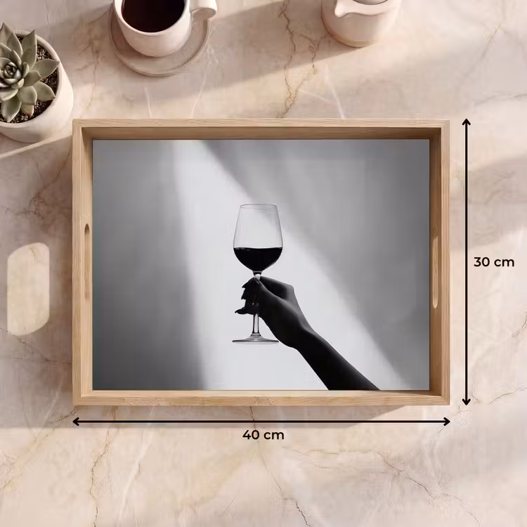 Plateau - Léger - Vin - Rouge - Verre — 9