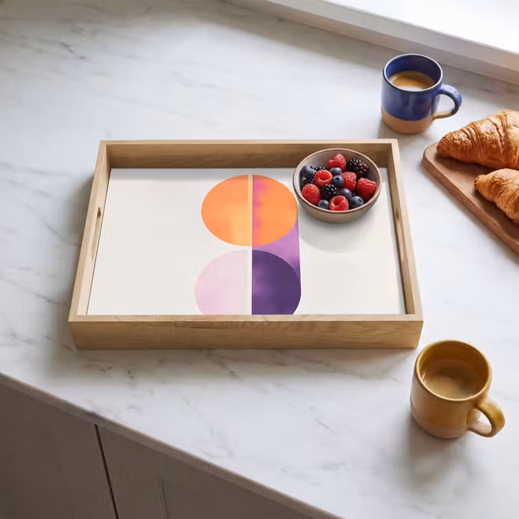 Plateau - Cercles - Abstrait - Violet — 4