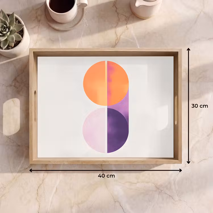 Plateau - Cercles - Abstrait - Violet — 9