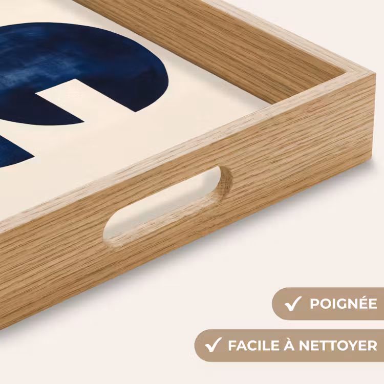 Plateau - Formes - Bleu - Abstrait — 5