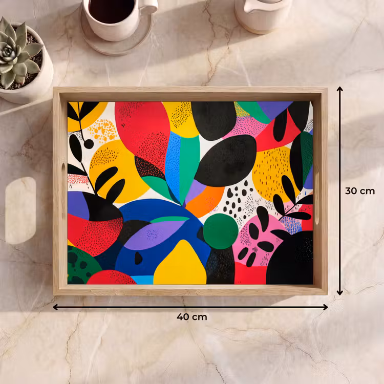 Plateau - Formes - Points - Coloré — 9