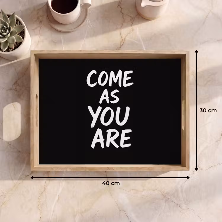 Plateau - Citation - Noir - Simple — 9