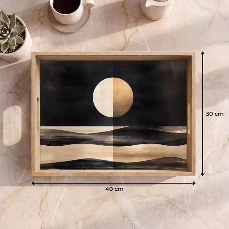Plateau - Lune - Cercle - Or — 9